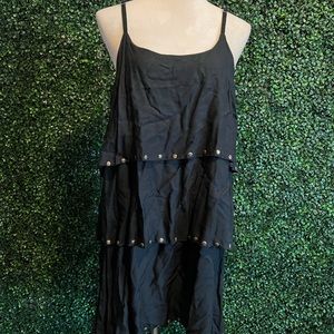 Bamblue Cana Black Layered Dress Size M
